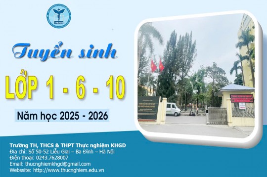 THÔNG BÁO TUYỂN SINH LỚP 1, LỚP 6, LỚP 10 NĂM HỌC 2025-2026